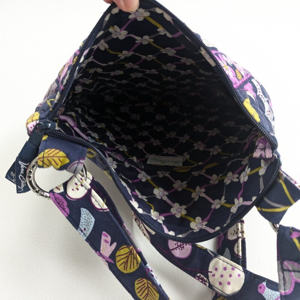 Vera Bradley Hipster Floral Nightingale Crossbody Bag Retired Bird - Picture 5 of 5